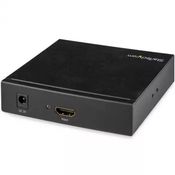 Caixa conversora StarTech.com HDMI para RCA com áudio, conversor de vídeo ativo, preto, REACH, FCC, 1920 x 1080 píxeis, 640 x 480,800 x 600,1920 x 1080, 480p, 576p, 720p, 1080p