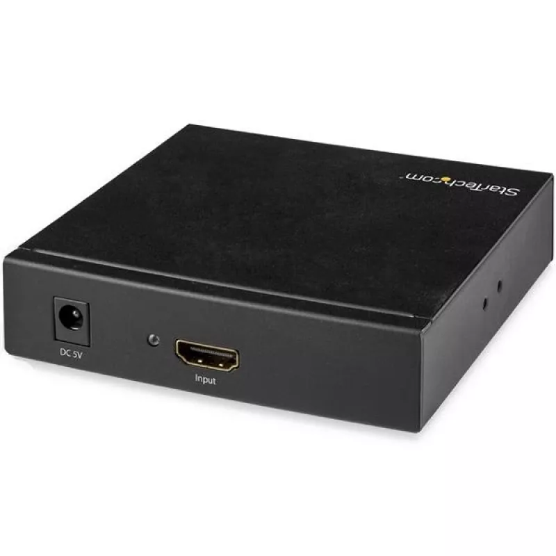 StarTech.com HD2VID2 conversor de HDMI para RCA (vídeo composto) com áudio, NTSC/PAL, 1080p, preto