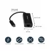 Adaptador StarTech.com USB-C para Gigabit Ethernet - preto