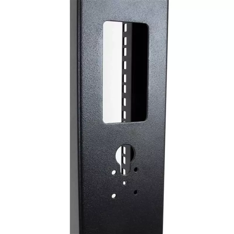 Rack de servidor StarTech.com 2 postes 42U móvel de estrutura aberta, rack de rede 19 polegadas de dois postes com rodas, rack aberto móvel para equipamento AV/dados/média/IT, rack de computador para casa/escritório - rodas incluídas
