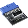 Adaptador InLine USB 3.0 para USB 3.1 painel frontal Key-A interno