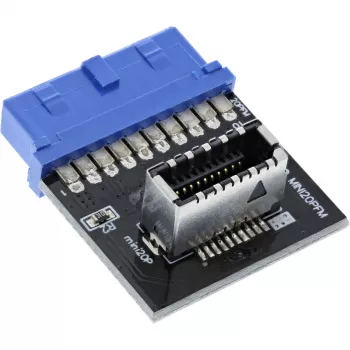 Adaptador InLine USB 3.0 para USB 3.1 painel frontal Key-A interno