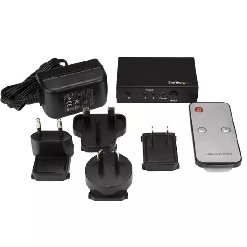 Switch HDMI StarTech.com 2 portas - 4K 60Hz