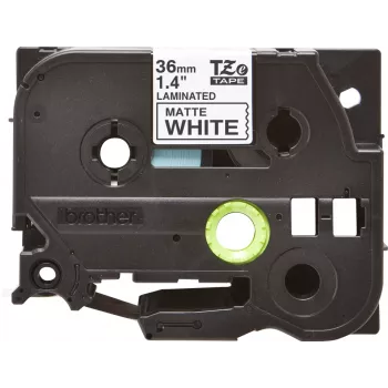 Fita de etiquetagem Brother TZE-M261 preto sobre branco