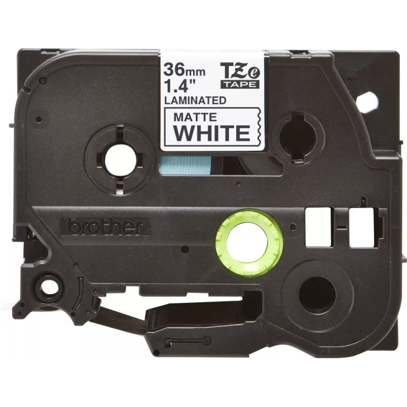 Fita de etiquetagem Brother TZE-M261 preto sobre branco