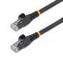 Cabo de rede Ethernet Cat5e StarTech.com com fichas RJ45 sem patilhas de retenção – 10 m, preto