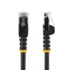 Cabo de rede Ethernet Cat5e StarTech.com com fichas RJ45 sem patilhas de retenção – 10 m, preto