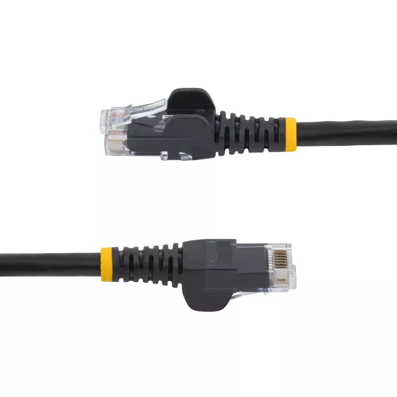 Cabo de rede Ethernet Cat5e StarTech.com com fichas RJ45 sem patilhas de retenção – 10 m, preto
