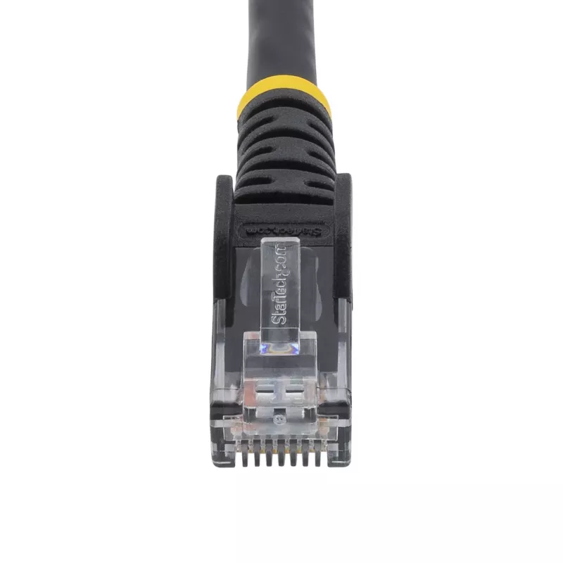 Cabo de rede Ethernet Cat5e StarTech.com com fichas RJ45 sem patilhas de retenção – 10 m, preto