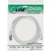 Cabo de rede S/FTP PiMF Cat.6A InLine sem halogéneos 500 MHz branco 2 m
