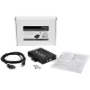 Hub serial de 4 portas StarTech.com adaptador USB para RS232/RS485/RS422 - hub conversor USB 2.0 para série DB9 industrial - certificado IP30 - hub serial em metal para montagem em calha DIN - proteção ESD de 15kV
