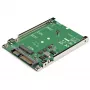 Adaptador StarTech.com M.2 SATA SSD para 2,5 polegadas SATA - conversor M.2 NGFF para SATA - 7mm - suporte open-frame - adaptador para disco M2