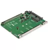 Adaptador StarTech.com M.2 SATA SSD para 2,5 polegadas SATA - conversor M.2 NGFF para SATA - 7mm - suporte open-frame - adaptador para disco M2