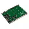 Adaptador StarTech.com M.2 SATA SSD para 2,5 polegadas SATA - conversor M.2 NGFF para SATA - 7mm - suporte open-frame - adaptador para disco M2