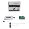 Adaptador StarTech.com M.2 SATA SSD para 2,5 polegadas SATA - conversor M.2 NGFF para SATA - 7mm - suporte open-frame - adaptador para disco M2