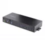 Hub USB 3.0 industrial de 16 portas StarTech.com 5Gbps, metal, montagem DIN/em superfície/em rack, proteção ESD, alimentação por bloco de terminais, até 120 W de carregamento USB partilhado, hub/switch dual-host