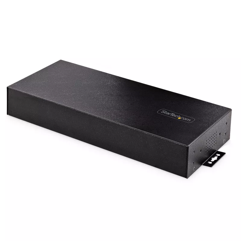 Hub USB 3.0 industrial de 16 portas StarTech.com 5Gbps, metal, montagem DIN/em superfície/em rack, proteção ESD, alimentação por bloco de terminais, até 120 W de carregamento USB partilhado, hub/switch dual-host