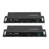 StarTech.com ST121HD20FXA2 kit extensor HDMI por fibra ótica 4K 60Hz, até 1 km (monomodo) / 300 m (multimodo), LC, HDR, HDCP, áudio/RS232/IR, transmissor e recetor