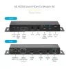 StarTech.com ST121HD20FXA2 kit extensor HDMI por fibra ótica 4K 60Hz, até 1 km (monomodo) / 300 m (multimodo), LC, HDR, HDCP, áudio/RS232/IR, transmissor e recetor