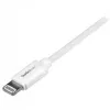 Cabo USB para Lightning StarTech.com 1 m – cabo de carregamento para iPhone/iPad/iPod – cabo Lightning para USB com função de carregamento rápido – certificado Apple MFi – branco