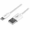 Cabo USB para Lightning StarTech.com 1 m – cabo de carregamento para iPhone/iPad/iPod – cabo Lightning para USB com função de carregamento rápido – certificado Apple MFi – branco
