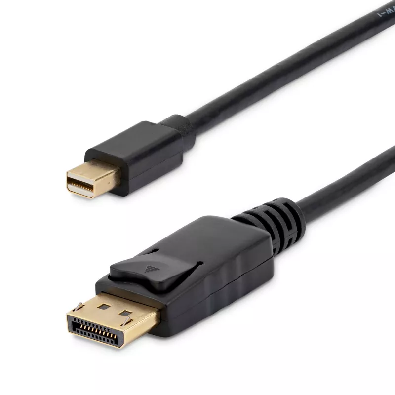 Cabo StarTech.com 3m Mini DisplayPort para DisplayPort 1.2 - cabo adaptador Mini DisplayPort para DisplayPort 4K x 2K UHD - cabo Mini DP para DP para monitor - cabo conversor mDP para DP