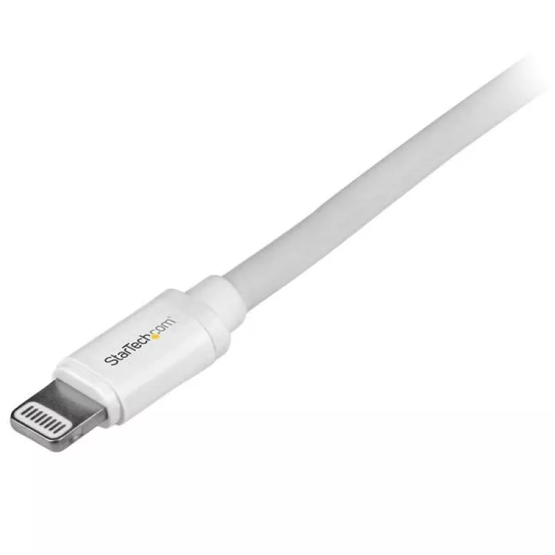 Cabo StarTech.com 2 m (6 ft.) USB para Lightning - cabo de carregamento longo para iPhone / iPad / iPod - cabo Lightning para USB - certificado Apple MFi - branco
