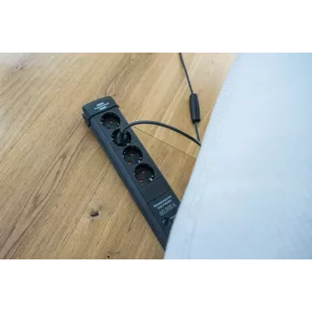 Extensão de energia Brennenstuhl 1951140300 1,8 m 4 tomadas AC para interior preto