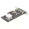 Placa USB PCIe de 4 portas StarTech.com – Placa de expansão PCI Express USB 3.1/3.2 Gen 2 Type-A de 10 Gbit/s com 2 controladores – 4x USB-A – Placa adaptadora USB PCIe – Windows/Mac/Linux