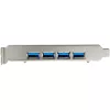 Placa USB PCIe de 4 portas StarTech.com – Placa de expansão PCI Express USB 3.1/3.2 Gen 2 Type-A de 10 Gbit/s com 2 controladores – 4x USB-A – Placa adaptadora USB PCIe – Windows/Mac/Linux