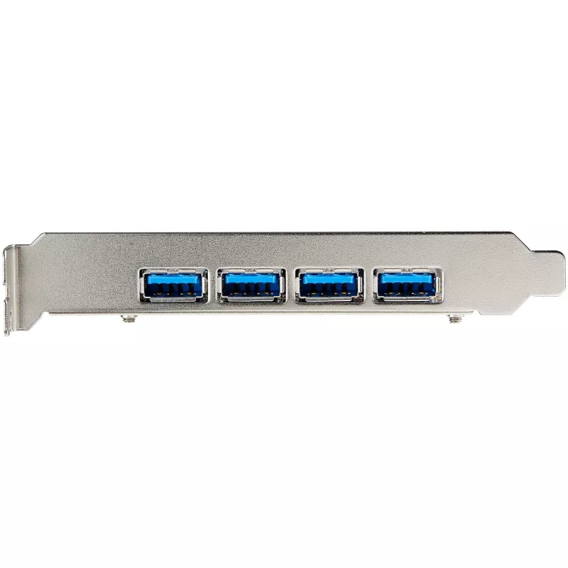 Placa USB PCIe de 4 portas StarTech.com – Placa de expansão PCI Express USB 3.1/3.2 Gen 2 Type-A de 10 Gbit/s com 2 controladores – 4x USB-A – Placa adaptadora USB PCIe – Windows/Mac/Linux