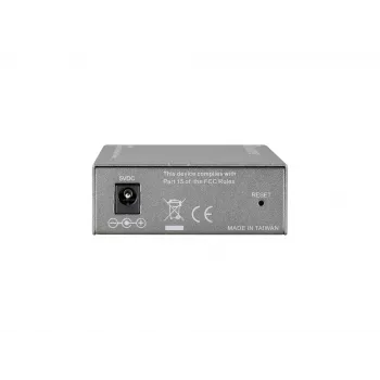 Conversor de suporte de rede LevelOne RJ45 para SFP Managed Fast Ethernet