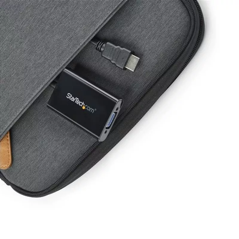 Adaptador conversor de vídeo HDMI para VGA StarTech.com com áudio para PC de secretária / portátil / ultrabook – 1920x1080