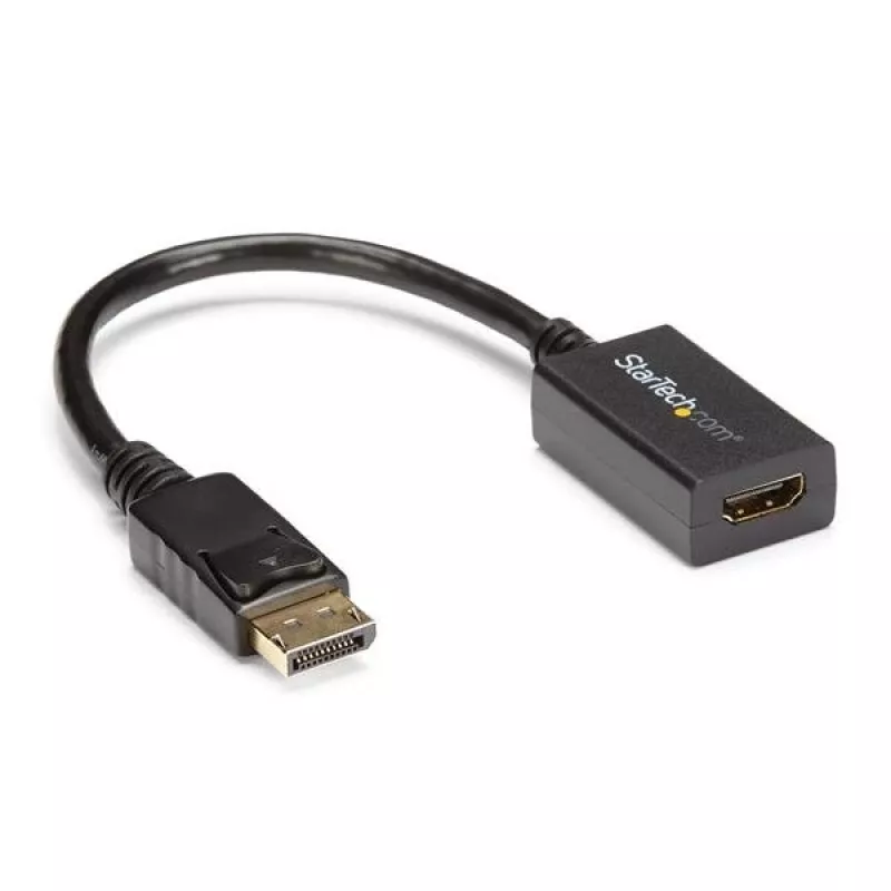 StarTech.com DP2HDMI2 adaptador de vídeo / conversor de DisplayPort para HDMI, macho/fêmea, até 1920x1200, 25 cm