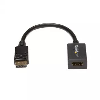 StarTech.com DP2HDMI2 adaptador de vídeo / conversor de DisplayPort para HDMI, macho/fêmea, até 1920x1200, 25 cm