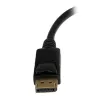 StarTech.com DP2HDMI2 adaptador de vídeo / conversor de DisplayPort para HDMI, macho/fêmea, até 1920x1200, 25 cm