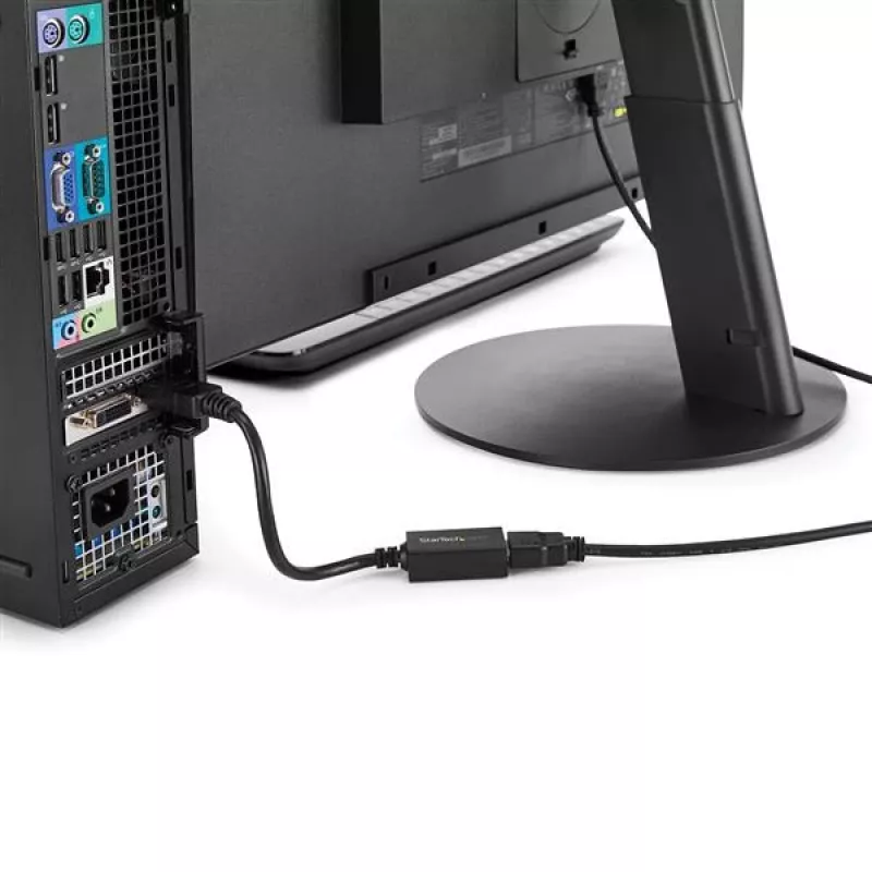 StarTech.com DP2HDMI2 adaptador de vídeo / conversor de DisplayPort para HDMI, macho/fêmea, até 1920x1200, 25 cm