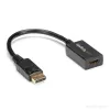 StarTech.com DP2HDMI2 adaptador de vídeo / conversor de DisplayPort para HDMI, macho/fêmea, até 1920x1200, 25 cm