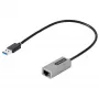 StarTech.com USB31000S2 adaptador de USB 3.0 para Gigabit Ethernet, 10/100/1000 Mbps, de USB para RJ45, cabo integrado de 30 cm