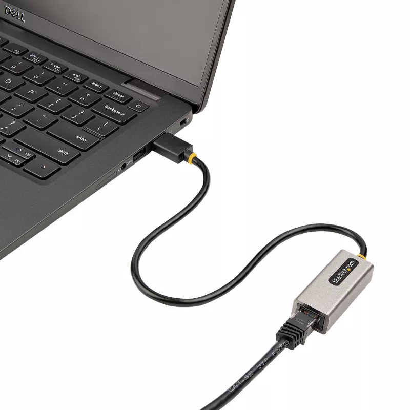 StarTech.com USB31000S2 adaptador de USB 3.0 para Gigabit Ethernet, 10/100/1000 Mbps, de USB para RJ45, cabo integrado de 30 cm