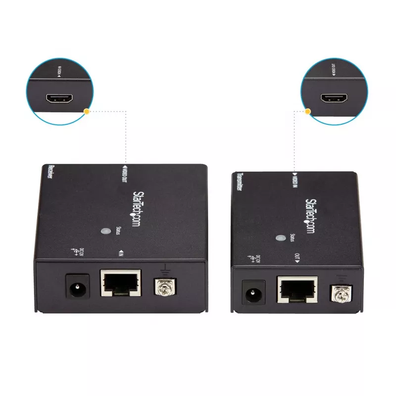 Extensor HDMI sobre CAT5e HDBaseT StarTech.com – Alimentação através do cabo – Ultra HD 4K – TAA