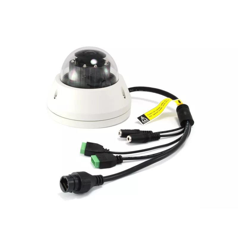 LevelOne FCS-3306 HUBBLE câmara de rede IP tipo domo, 3 MP, H.265, PoE, IV, interior/exterior, antivandalismo, IP68, branca