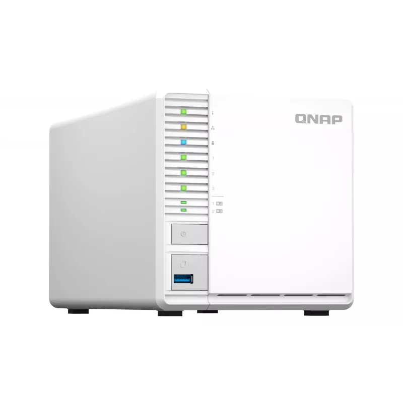 QNAP TS-364 NAS Tower Intel® Celeron® N5095 8 GB DDR4 0 TB QNAP Turbo System branco