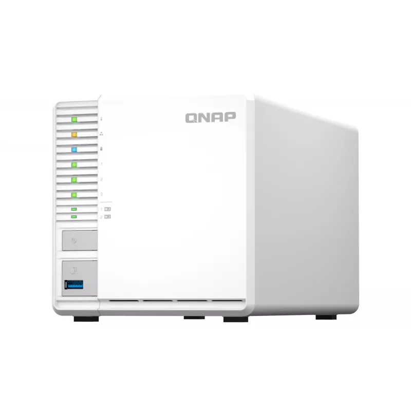 QNAP TS-364 NAS Tower Intel® Celeron® N5095 8 GB DDR4 0 TB QNAP Turbo System branco