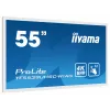 Ecrã de sinalização iiyama TF5539UHSC-W1AG 139,7 cm (55 polegadas) LED 500 cd/m² 4K Ultra HD branco ecrã tátil 24/7