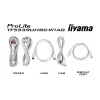 Ecrã de sinalização iiyama TF5539UHSC-W1AG 139,7 cm (55 polegadas) LED 500 cd/m² 4K Ultra HD branco ecrã tátil 24/7