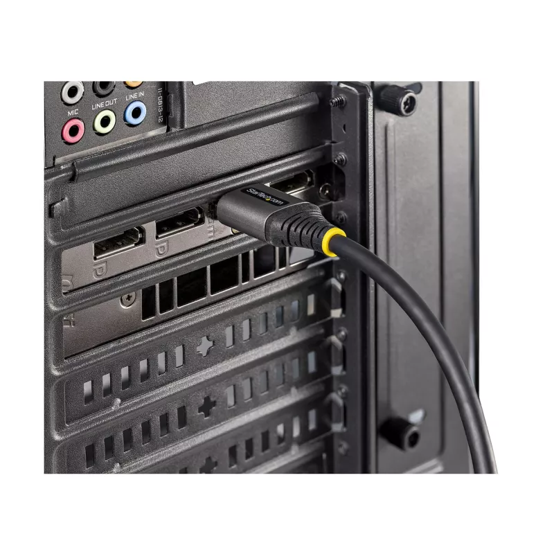 Cabo HDMI 2.1 StarTech.com 50 cm 8K – Cabo HDMI Ultra High Speed certificado 48 Gbit/s – 8K 60 Hz/4K 120 Hz HDR10+ eARC – Cabo HDMI Ultra HD 8K – Monitor/TV/Display – Revestimento TPE flexível