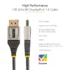 Cabo DisplayPort 1.4 StarTech.com 13ft (4 m) certificado VESA – 8K 60Hz HDR10 – Vídeo Ultra HD 4K 120Hz – Cabo DP 1.4 – para monitores/ecrãs – Cabo DisplayPort para DisplayPort – M/M