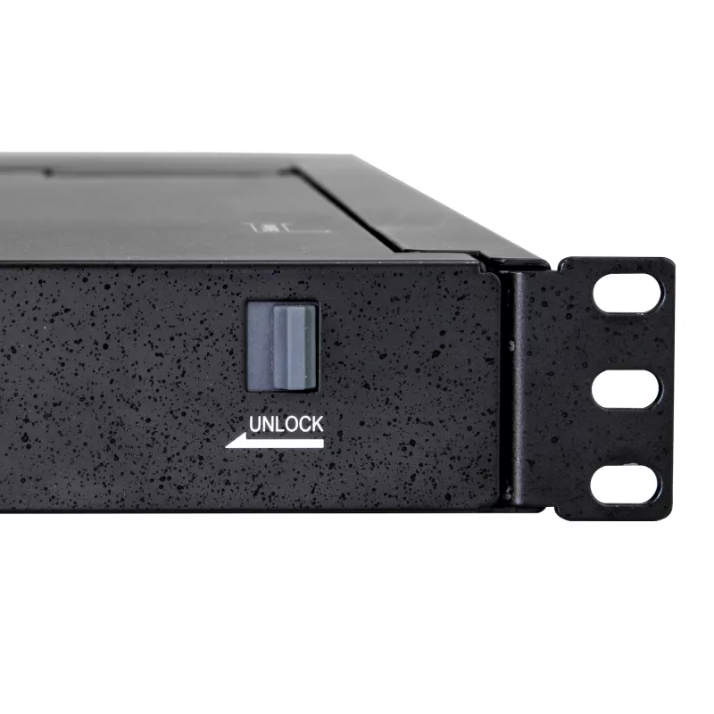 Consola KVM para rack StarTech.com – KVM VGA de porta única com monitor LCD de 17 polegadas para rack de servidor – Gaveta KVM LCD 1U universal totalmente equipada com cabos e hardware – Suporte USB – 50.000 MTBF