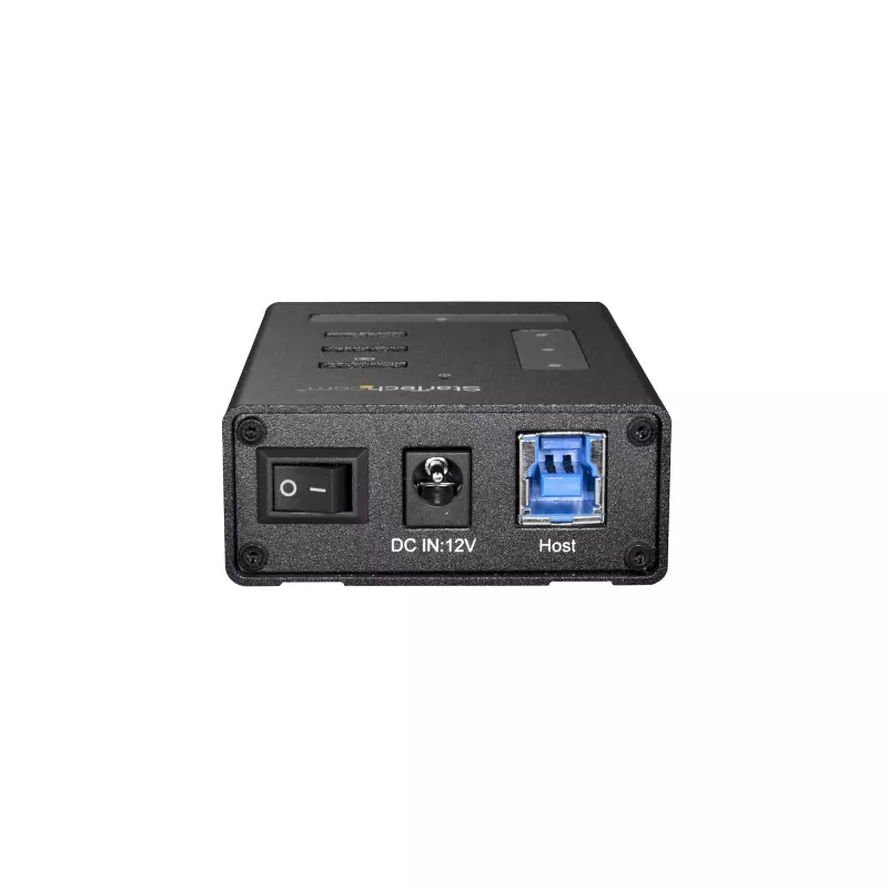StarTech.com HB30A3A1CST hub USB 3.0 de 4 portas, USB-A para 3x USB-A e 1x USB-C, industrial, em metal